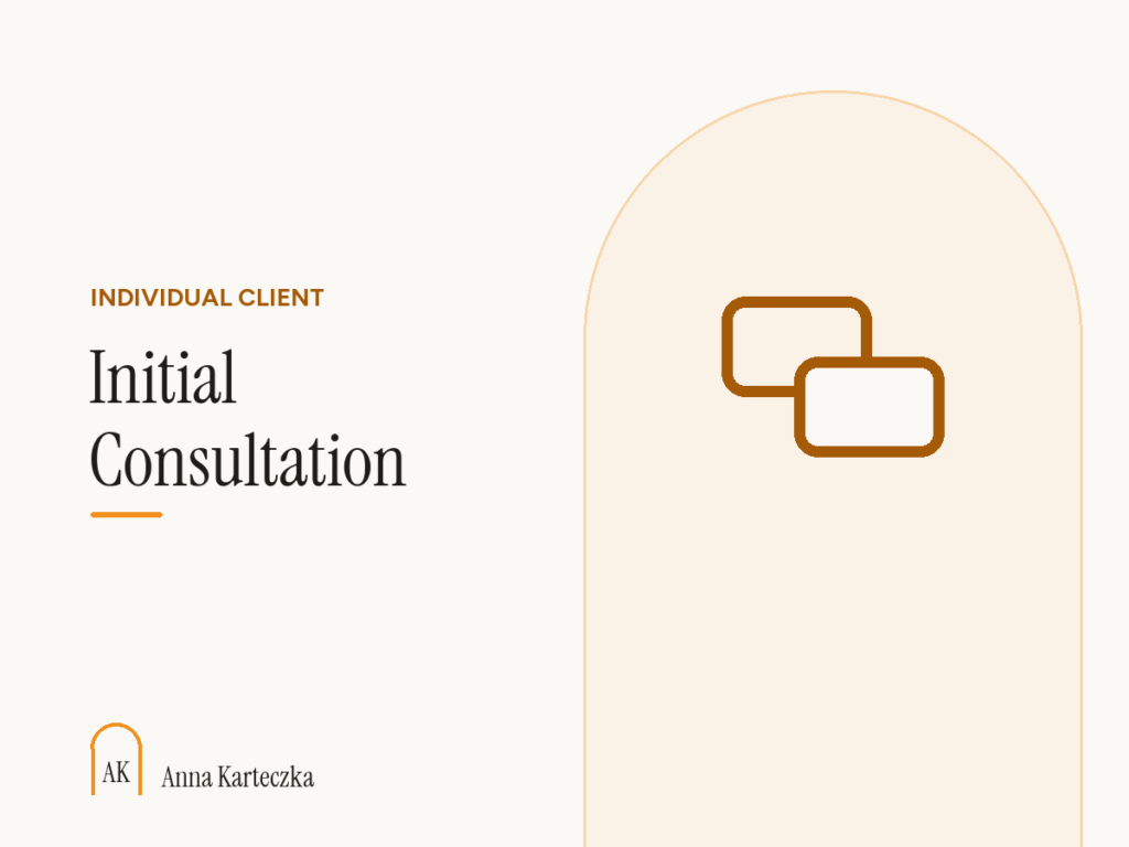 Individual – Initial Consultation
