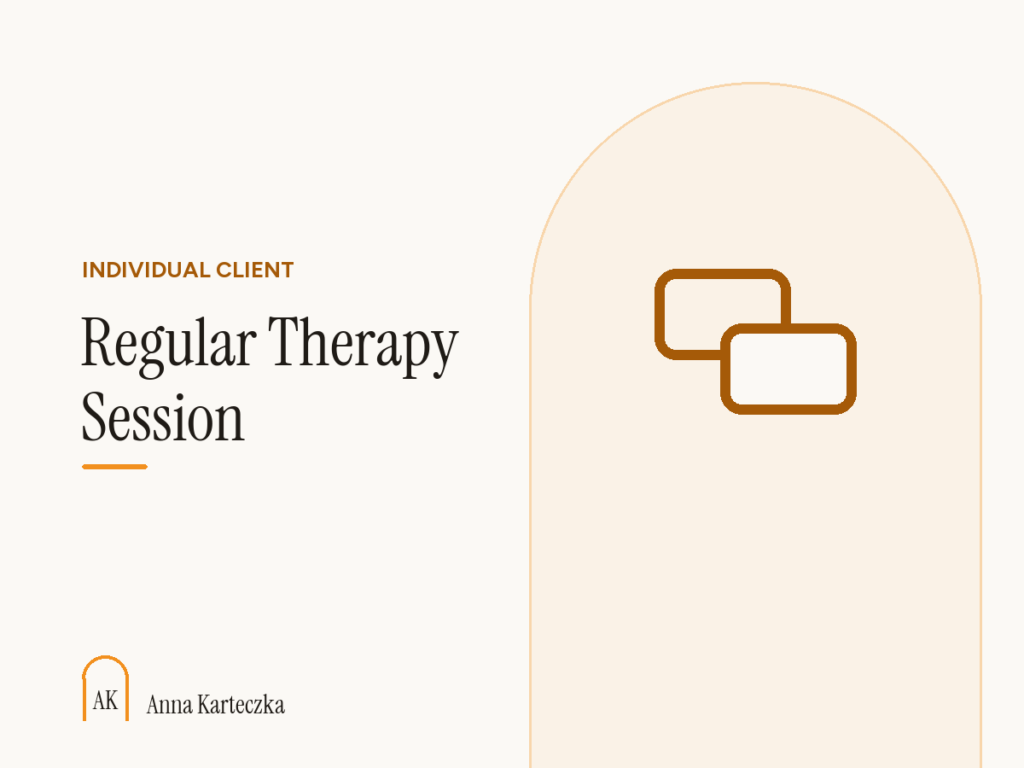 Individual – Regular Therapy Session
